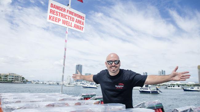 Skylighter Fireworks Manager Nick Kozij. Picture: Glenn Campbell