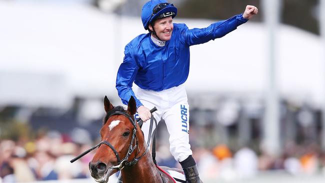 Pat Cosgrave is looking to do the Caulfield-Melbourne cup double on Best Solution. Picture: Getty Images