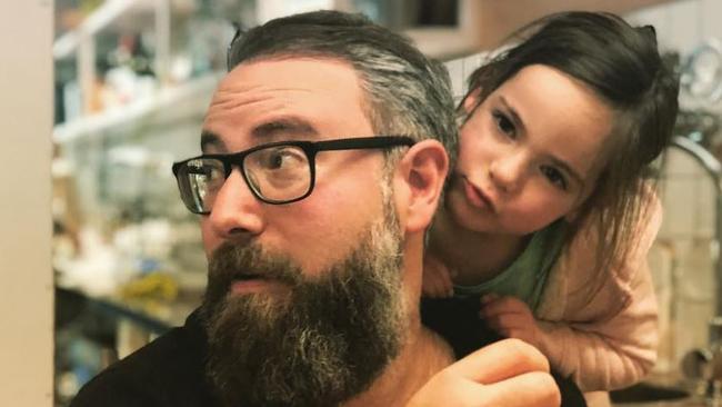 Darren Levin with one of his three daughters. (Pic: supplied)