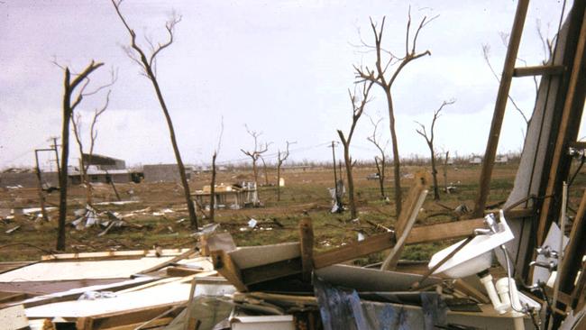 Aftermath of Tracy’s landfall in Darwin. Picture: Supplied