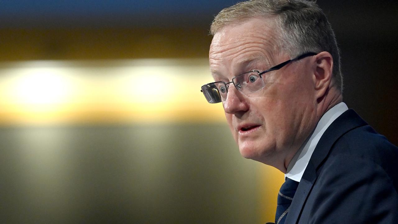 RBA governor Philip Lowe says a cash rate hike later this year is now ‘plausible’ after three months ago saying that was ‘extremely unlikely’. Picture: NCA NewsWire/Jeremy Piper