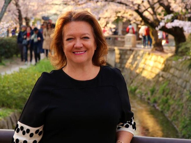 Hancock Prospecting Group executive chairman and Australian Olympic supporter Gina Rinehart.