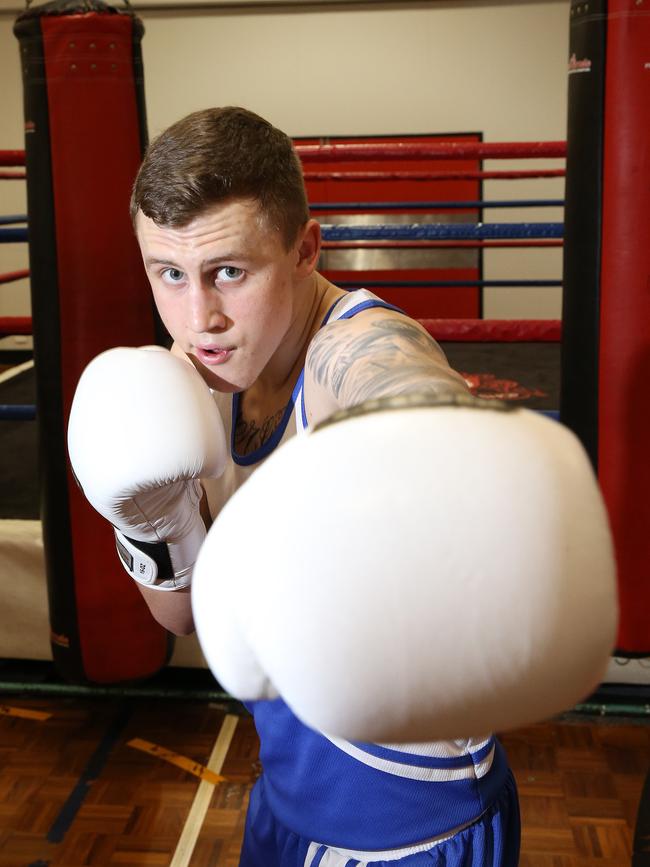 The Boxing Shop's Jack Bowen is turning pro. Picture: Peter Cronin