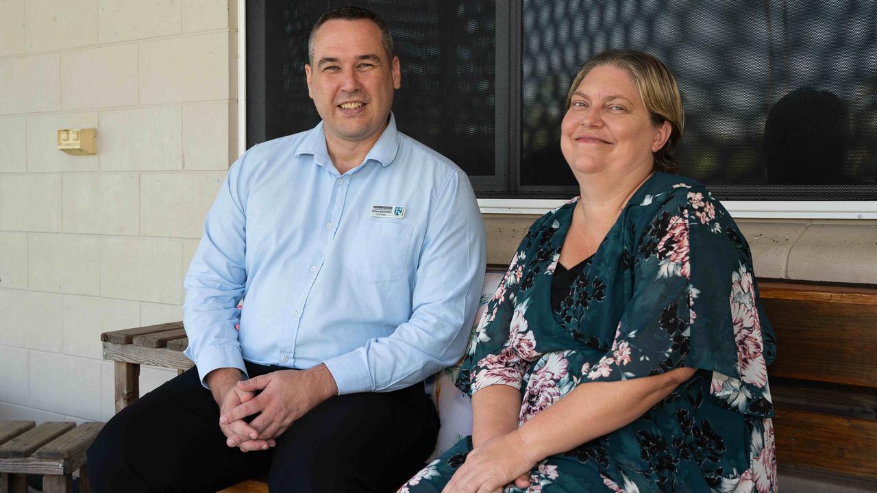 Good Shepherd Lutheran College principal Matthew Qualischefski and head of junior school Vicki Trathen are excited to open a new Early Learning Centre at the Palmerston Campus. Picture: Pema Tamang Pakhrin