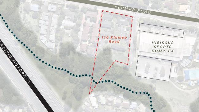 There is concern the redesign on 110 Klump Rd, in Upper Mt Gravatt, will cause traffic chaos. Picture: Your Neighbourhood.