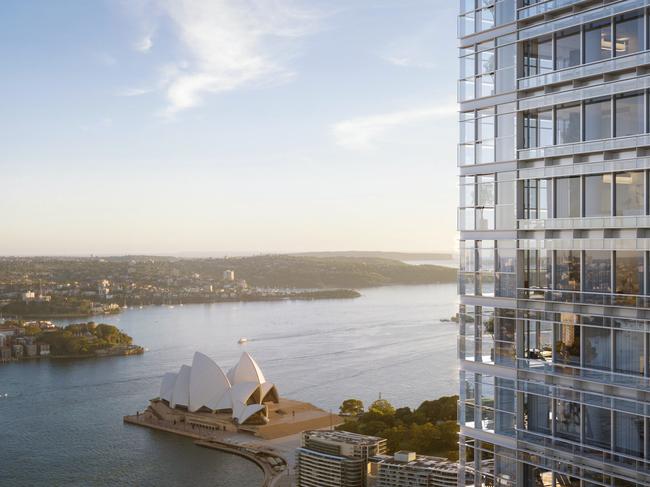 MANSION MAGAZINE 12 MAY 2023. 3D Renders of Lendlease development One Circular Quay, Sydney, NSW. Photo: Supplied