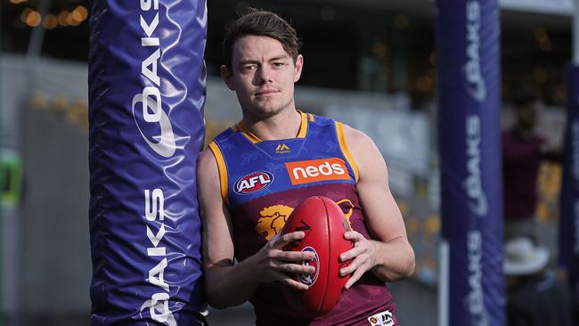 Lachie Neale has made Brisbane his home, settling in well to a stunning home bought in 2022 with family nearby. Picture: Lyndon Mechielsen/TheAustralian.