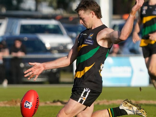 MPFNL Div 1 Second Semi-Final: Dromana v Frankston. Dromana player Jake Aarts. Picture: Valeriu Campan