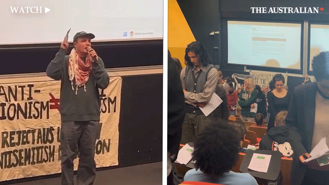 Sydney Uni students reject anti-Semitism definition, back one-state solution