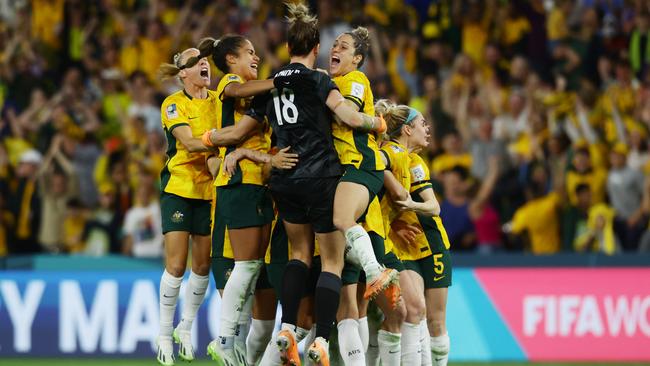 The Matildas made history. Picture Lachie Millard