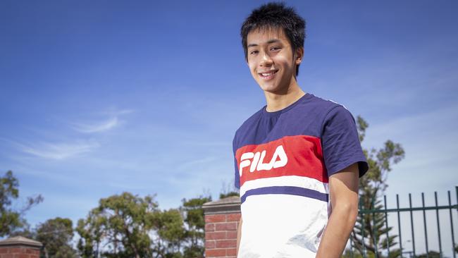 David Le is Mordialloc College’s first student to score 99.95. Picture: Wayne Taylor