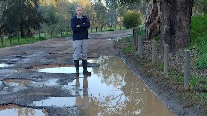 Dubbo Council election candidate Josh Black at Butlers Falls. Picture: Facebook