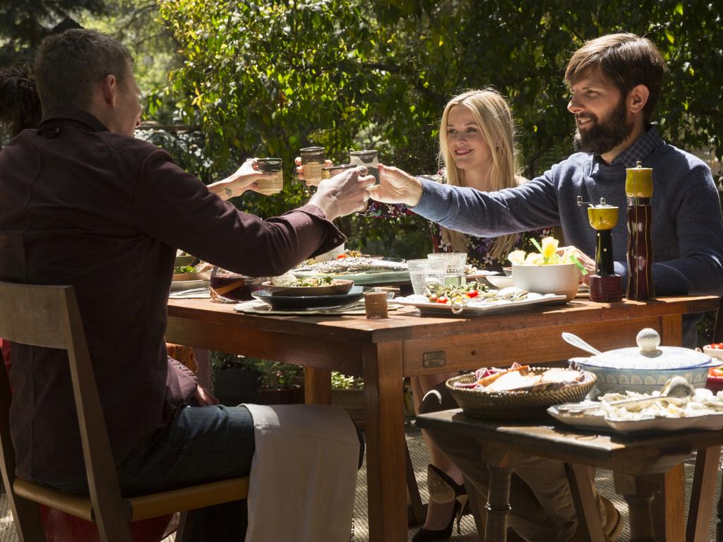 James Tupper, Reese Witherspoon and Adam Scott in Big Little Lies.