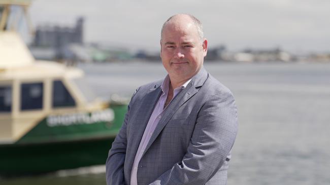 National Australia Bank chief executive Andrew Irvine in Newcastle