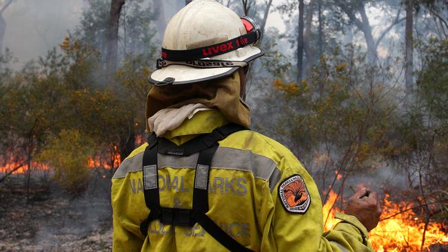 On Wednesday, the RFS reported 68 fires burning across the state. Picture: Lisa Maree Williams/ Getty Images