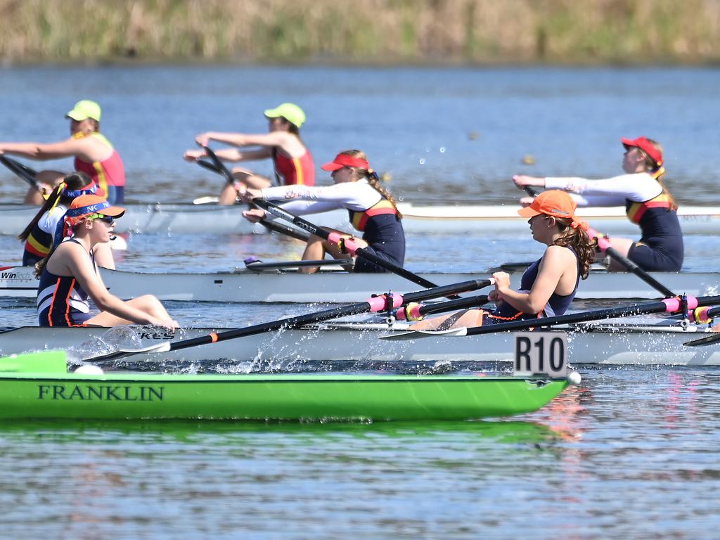 All Hallosw’ School win 2023 Brisbane Schoolgirl Rowing Association