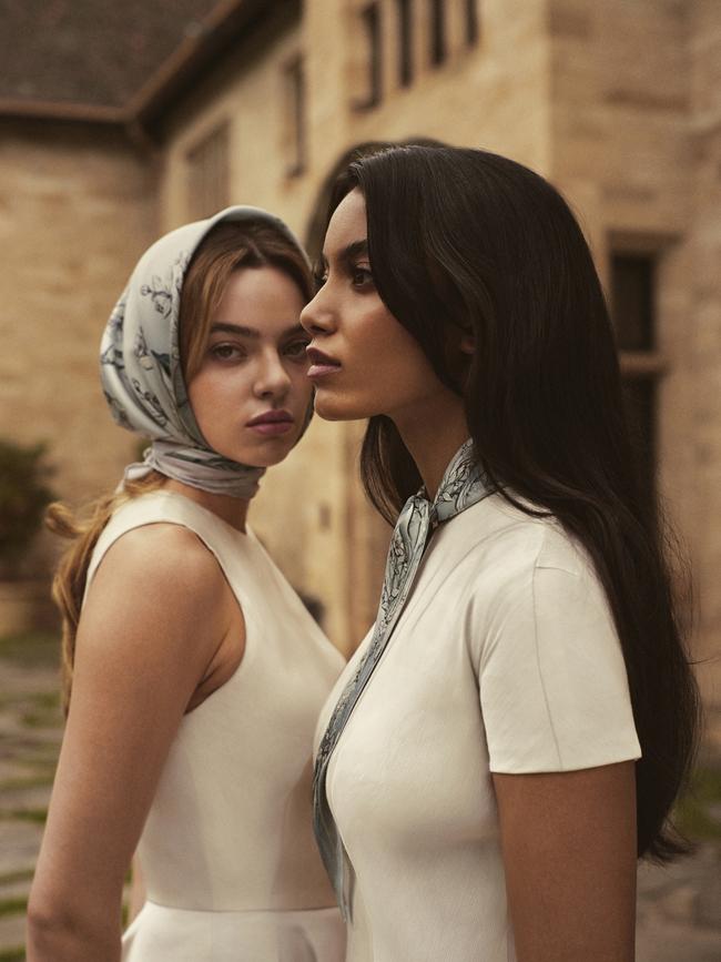 Adelaide designer Paolo Sebastian has released a a collection of luxury shoes and scarves – an homage to the celebrated fifteen-year history of the couture label. Picture: Supplied