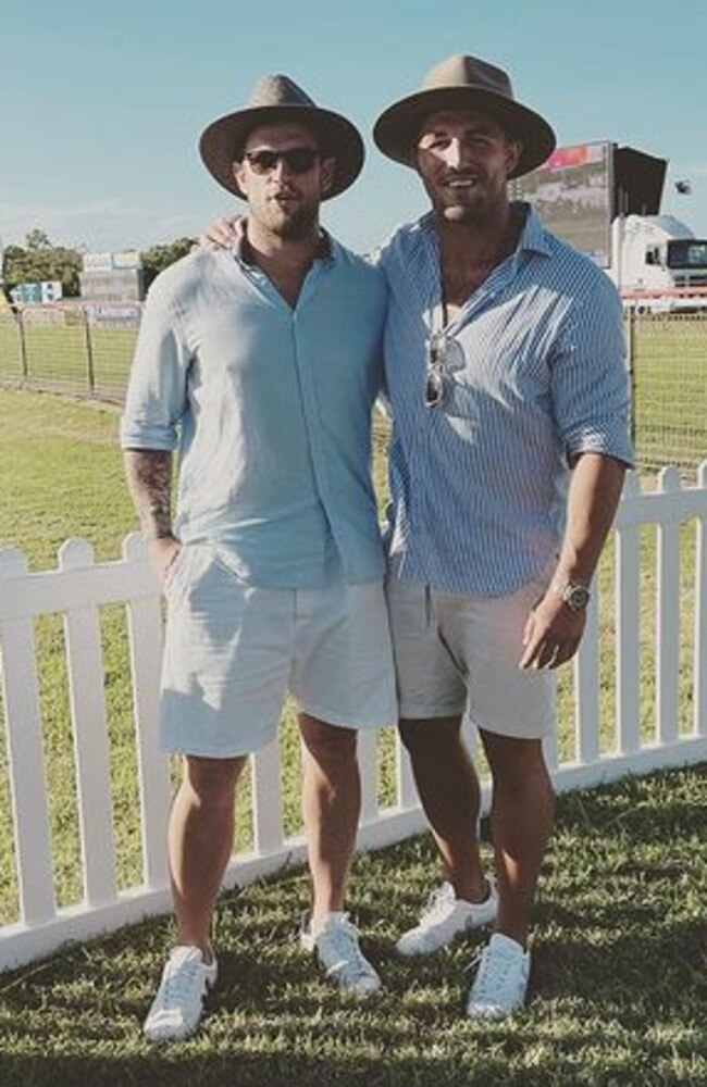Luke and Sam Burgess at the 2021 Ballina Cup.