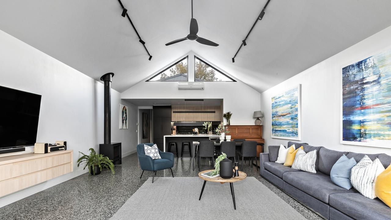 The living area.