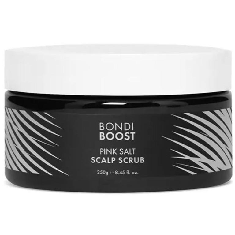 Bondi Boost Pink Salt Scalp Scrub. Picture: Adore Beauty