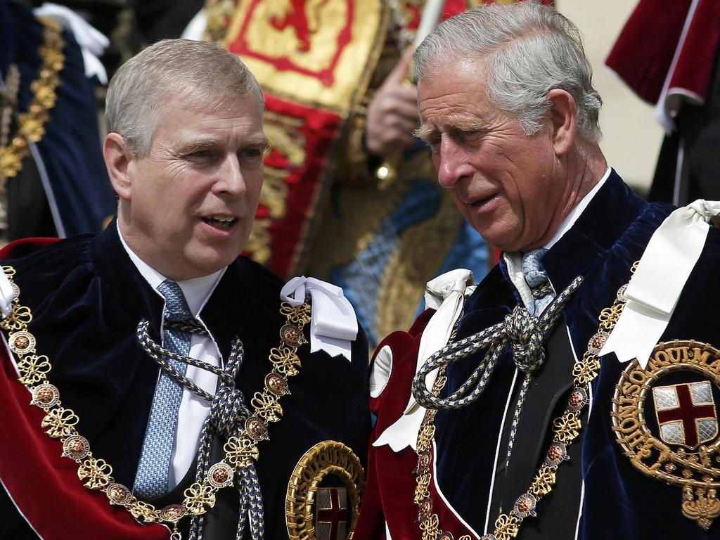 Andrew and Charles are in a stand-off over housing. Picture: Peter Nicholls/Pool/AFP