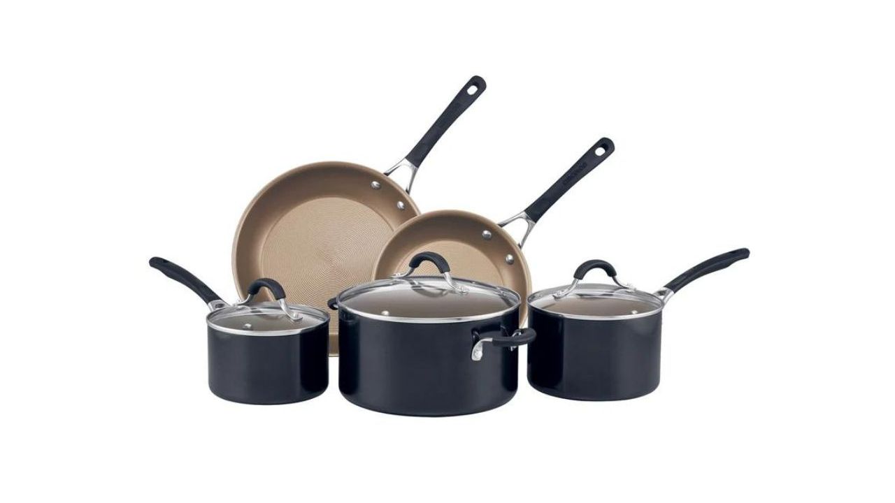 Circulon 5-Piece Infinite Hard Anodised Cookware Set. Picture: Circulon.