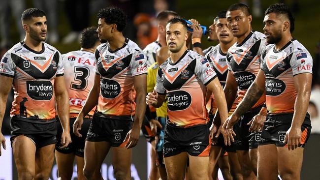 Wests Tigers have slumped to an 0-8 start. Picture: NRL Photos