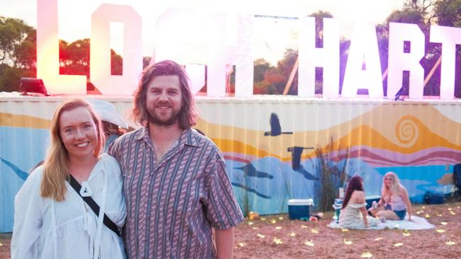 Loch Hart Music Festival organisers Tess Birch and Jayden Bath. Picture: Rachel Simmonds