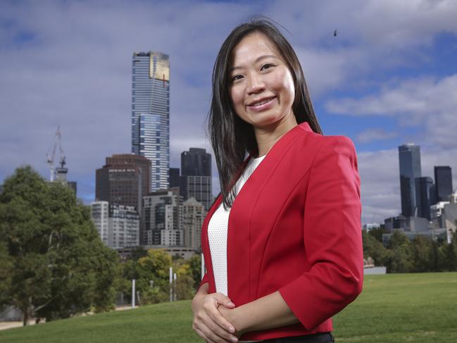 Jennifer Yang was runner-up in May’s Melbourne by-election. Picture: Wayne Taylor