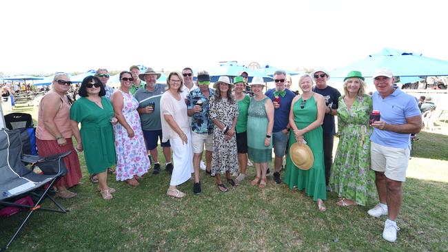 Yarra Valley Cup 2024. Mick McLoughlin and his friends. Picture: David Smith