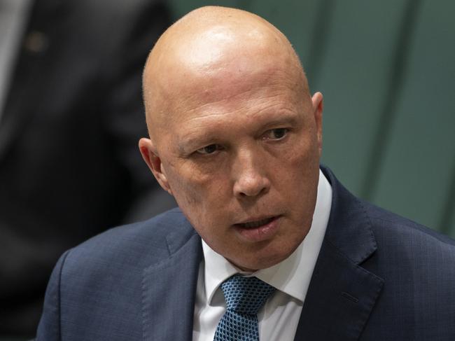 Peter Dutton. Picture: Martin Ollman