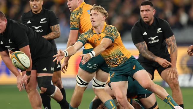 Tate McDermott is the new Wallabies captain. Picture: Cameron Spencer/Getty Images