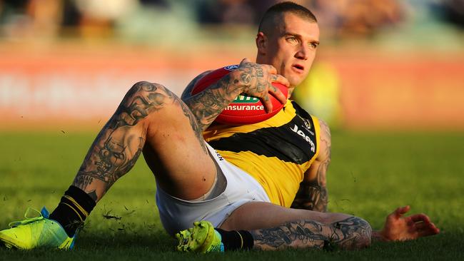 Would Dustin Martin entertain a massive offer from North Melbourne? Picture: Getty Images