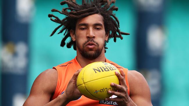 Big-bodied midfielder Aiden Bonar should get more opportunity at North Melbourne in 2020. Picture: Brett Costello