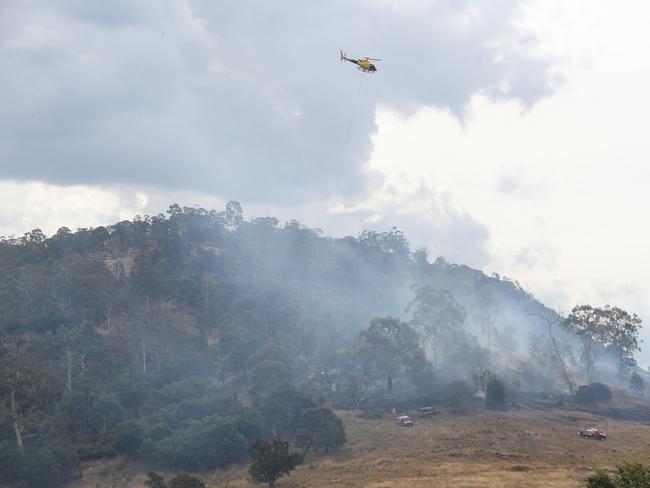 Bushfire at Andersons Road Broadmarsh. Tasmania Fire Service in attendance. Picture: NIKKI DAVIS-JONES