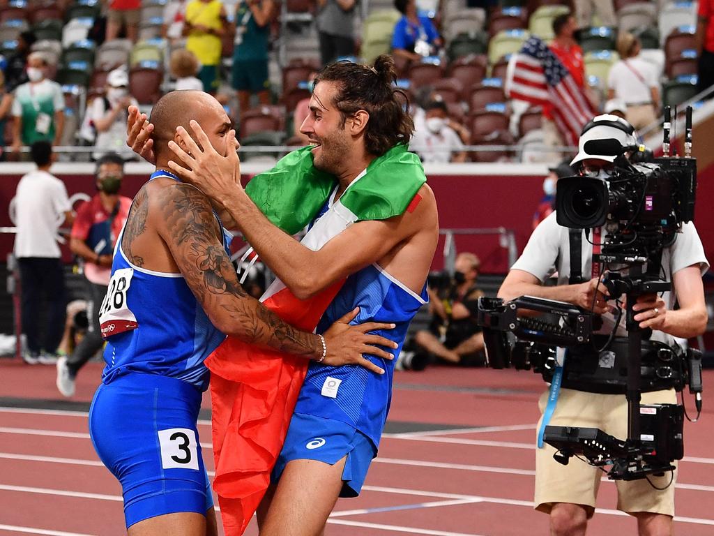 It was a golden day for Italy. Picture: Ben Stansall / AFP