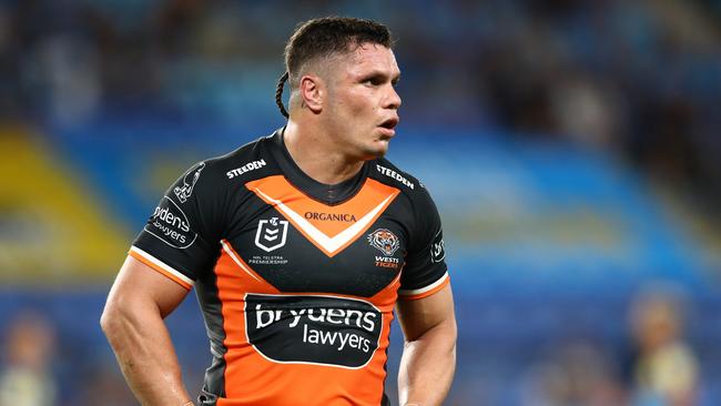 James Roberts last played for the Wests Tigers before retiring from professional football at the end of the 2022 NRL season. Photo by Chris Hyde/Getty Images