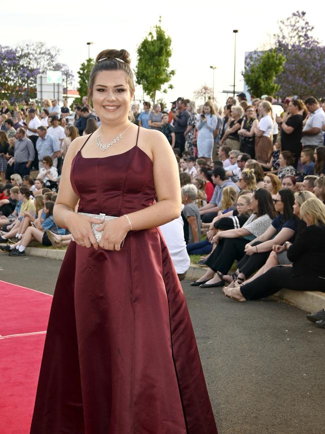 Highfields State Secondary college formal at Highfields Cultural Centre. Maddison Goodwin.