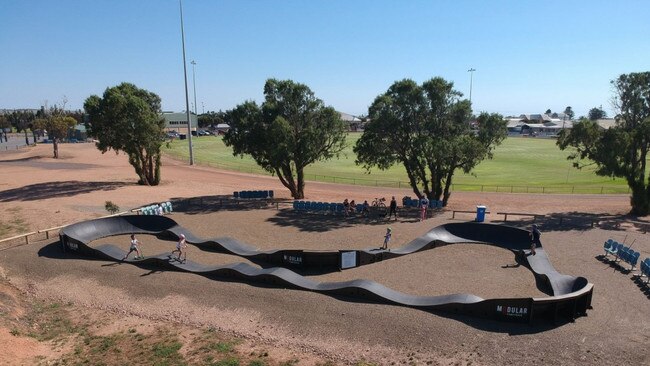 Burnside Council will trial a pump track like the one at Tumby Bay. Picture: Burnside Council.