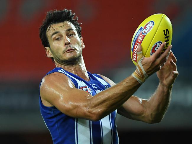 On the move: Robbie Tarrant has a long history with the Kangaroos. Picture: AFL Photos/Getty Images