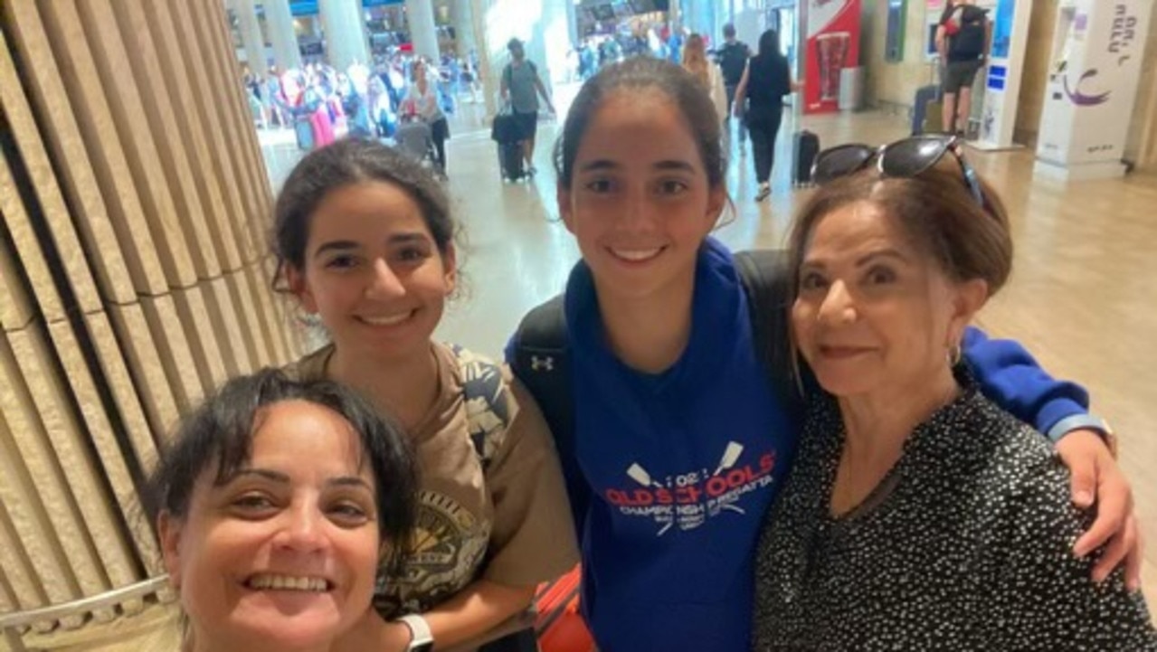 Noa Chester-Haviv, 16 and her 13-year-old sister Tamar, landed in Israel a week ago to visit family. The sisters arrive at the airport in Tel Aviv received by an Aunty and their Grandmother on their mothers side.