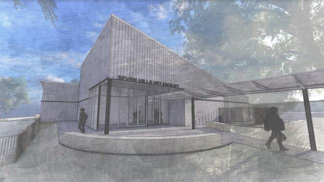 Artist impressions of the VET facilities planned for Seven Hills High.