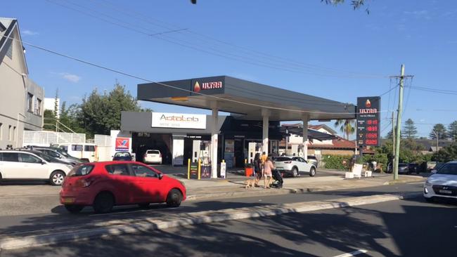 The Ultra service station in Pittwater Rd, Manly applied to provide a self-service laundromat near the ice storage freezer. Picture: Jim O’Rourke