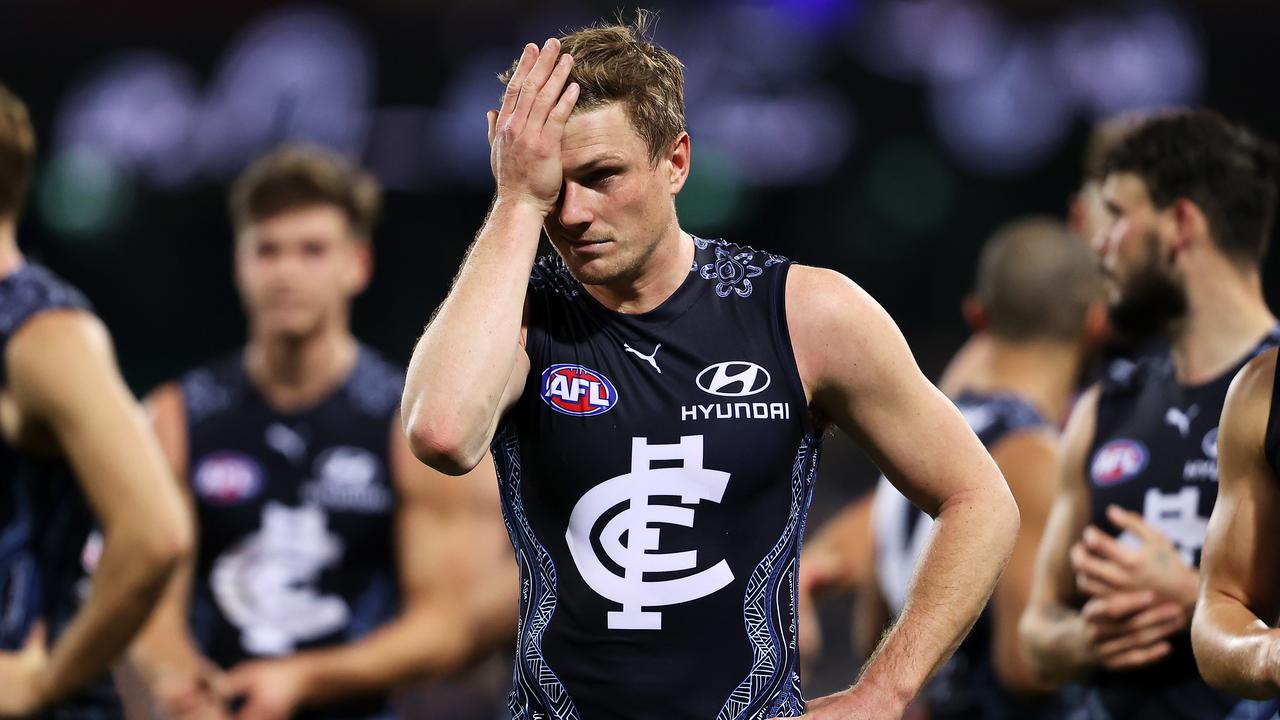 Jack Newnes of the Blues. Photo by Mark Kolbe/Getty Images