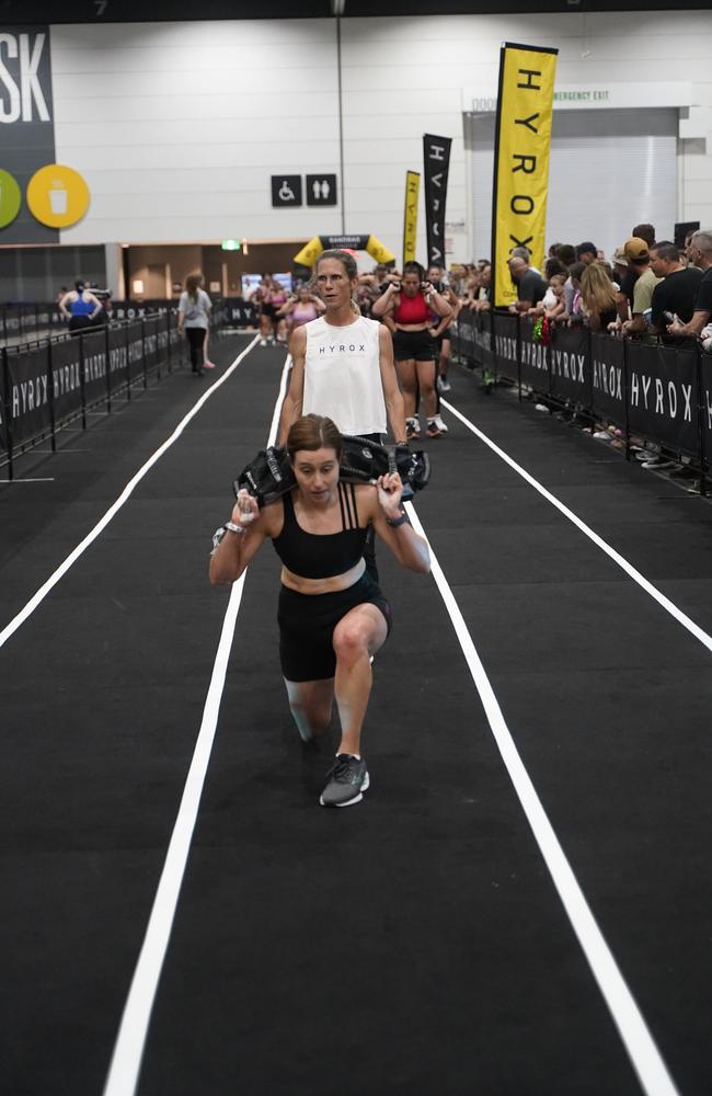 10000 athletes put their fitness to the test in a massive Hyrox competition this weekend (14-15 Dec) at Melbourne Exhibition and Convention Centre. Picture Valeriu Campan