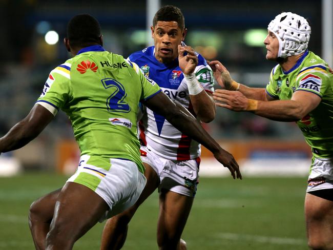 Knights Dane Gagai is worth $343,800 this season. Picture: Kym Smith