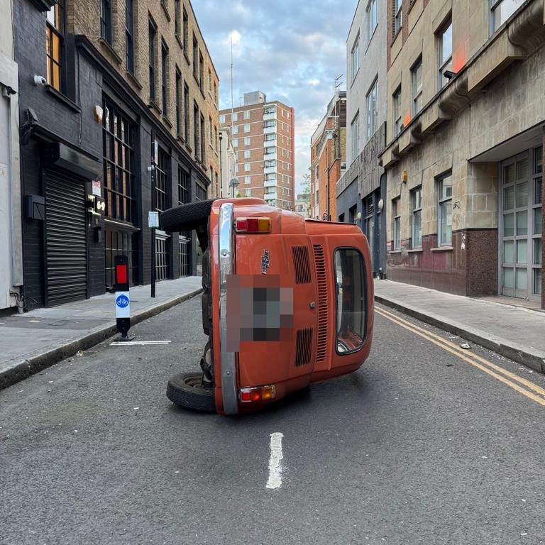 The owner has slammed the cowardly vandals, saying they should 'pick on someone their own size'. Picture: Supplied
