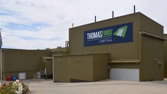 Four men who work for Thomas Foods International Lobethal plant were involved in a fatal crash on Wednesday.