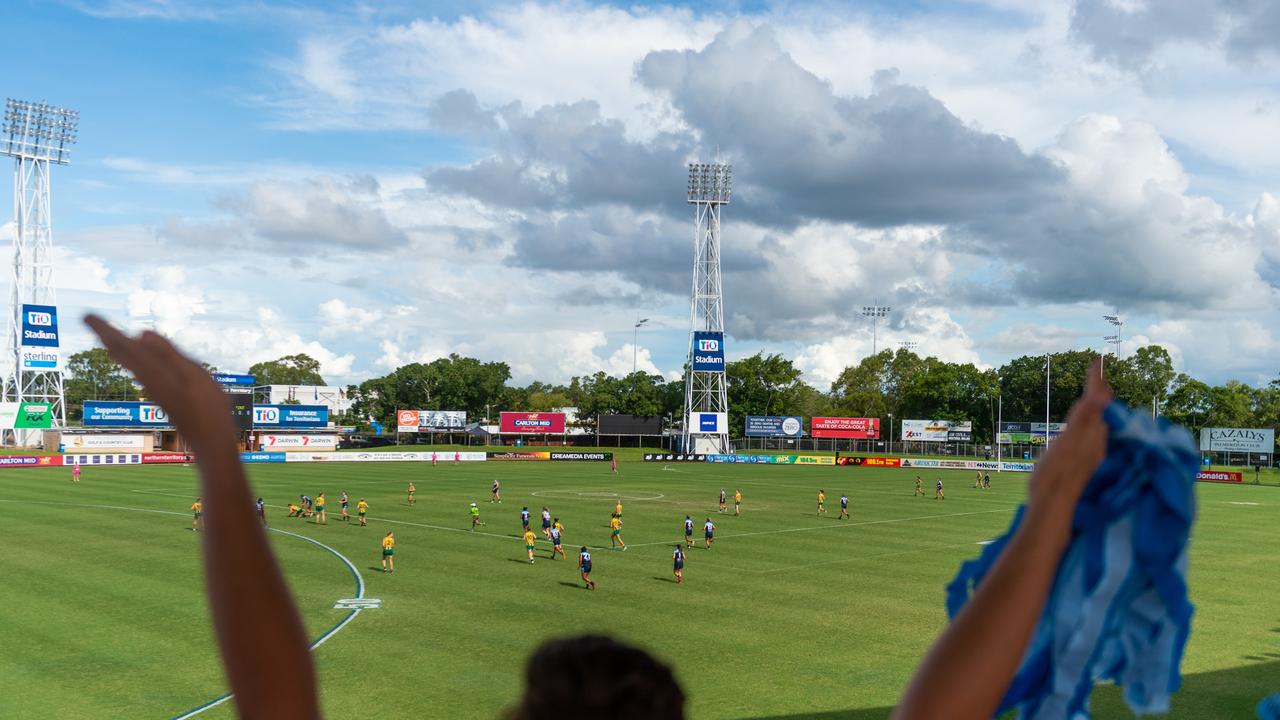 2020-21 NTFL Women's Premier League Grand Final - Darwin Buffettes v PINT Queenants. Photograph: Che Chorley