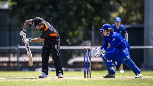 Jake Weatherald playing for the NT Strike in the 2024 Top End T20 series. Picture: NT Cricket / Patch Clapp